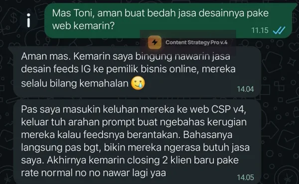 Testimoni Toni Setiawan - Jasa Desain Freelance